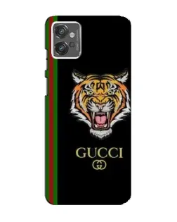Чехол для Motorola MOTO G32 с картинкой «Тигр Gucci»