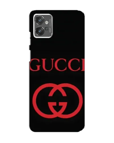 Чехол для Motorola MOTO G32 с картинкой «Gucci — красный логотип» Чехол для Motorola MOTO G32 с картинкой «Gucci — красный логотип»