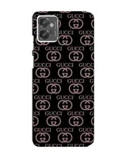 Чехол для Motorola MOTO G32 с картинкой «Классическая монограмма Gucci»