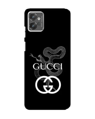 Чехол для Motorola MOTO G32 с картинкой «Gucci — серебряная змея» Чехол для Motorola MOTO G32 с картинкой «Gucci — серебряная змея»