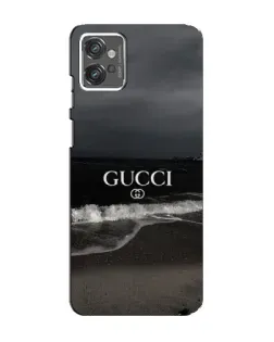 Чехол для Motorola MOTO G32 с картинкой «Gucci — морской прибой»