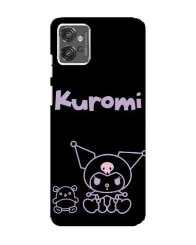 Чехол для Motorola MOTO G32 с картинкой «Kuromi — черный минимализм» Чехол для Motorola MOTO G32 с картинкой «Kuromi — черный минимализм»