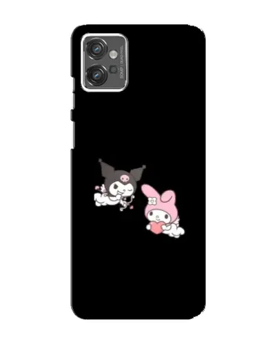 Чехол для Motorola MOTO G32 с картинкой «My Melody и Kuromi» Чехол для Motorola MOTO G32 с картинкой «My Melody и Kuromi»