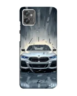 Чехол для Motorola MOTO G32 с картинкой «BMW в свете фар»