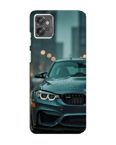 Чехол для Motorola MOTO G32 с картинкой «BMW в огнях города» Чехол для Motorola MOTO G32 с картинкой «BMW в огнях города»