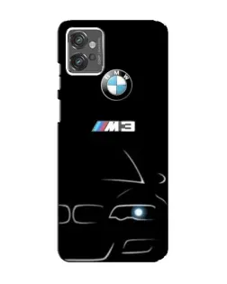 Чехол для Motorola MOTO G32 с картинкой «Минималистичный принт BMW M3»