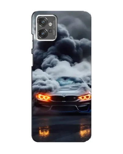 Чехол для Motorola MOTO G32 с картинкой «BMW в дыму» Чехол для Motorola MOTO G32 с картинкой «BMW в дыму»