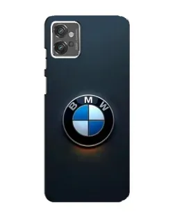 Чехол для Motorola MOTO G32 с картинкой «Логотип BMW — минимализм»