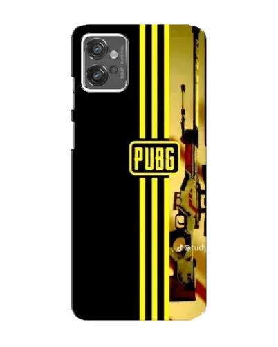 Чехол для Motorola MOTO G32 с картинкой «PUBG — камуфляжный шлем»