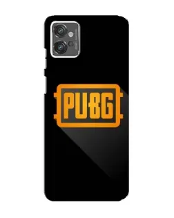 Чехол для Motorola MOTO G32 с картинкой «PUBG — рамка лого»