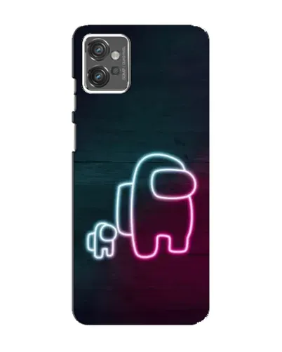 Чехол для Motorola MOTO G32 с картинкой «Among Us неон-арт» Чехол для Motorola MOTO G32 с картинкой «Among Us неон-арт»