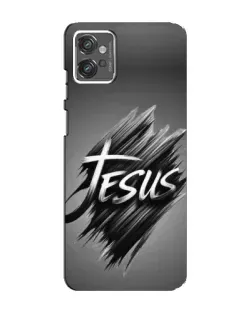 Чехол для Motorola MOTO G32 с картинкой «Надпись Jesus Graffiti»