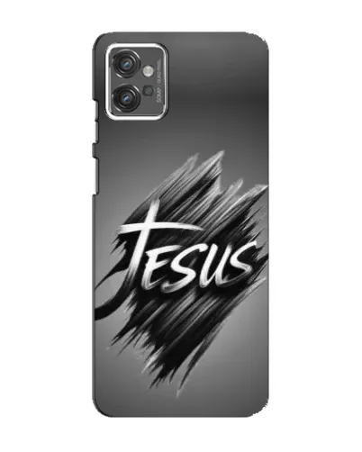 Чехол для Motorola MOTO G32 с картинкой «Надпись Jesus Graffiti»