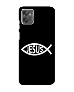 Чехол для Motorola MOTO G32 с картинкой «Классический Jesus»