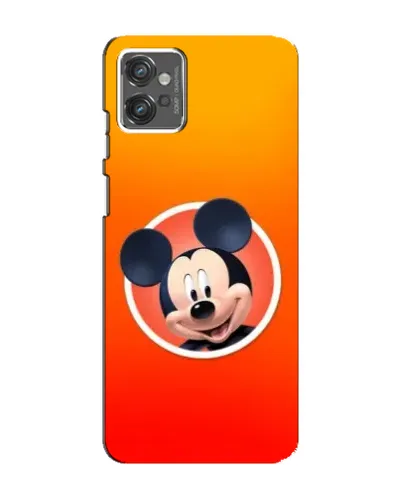 Чехол для Motorola MOTO G32 с картинкой «Mickey в круге»