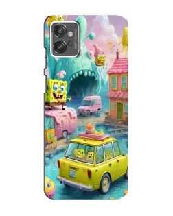 Чехол для Motorola MOTO G32 с картинкой «Монстр-трак приключения»