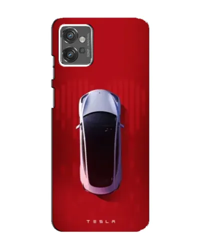 Чехол для Motorola MOTO G32 с картинкой «Tesla Top View»