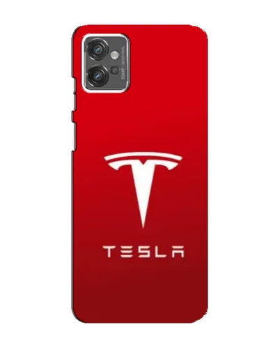 Чехол для Motorola MOTO G32 с картинкой «Tesla Red Classic»