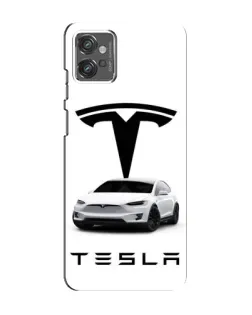 Чехол для Motorola MOTO G32 с картинкой «Tesla White Style»