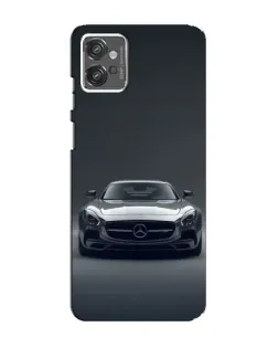 Чехол для Motorola MOTO G32 с картинкой «Mercedes на черном»