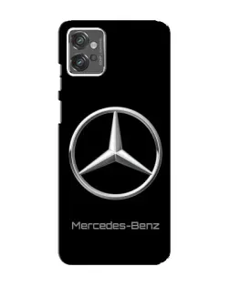 Чехол для Motorola MOTO G32 с картинкой «Mercedes Silver Logo»