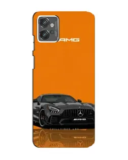 Чехол для Motorola MOTO G32 с картинкой «Оранжевый Mercedes AMG»