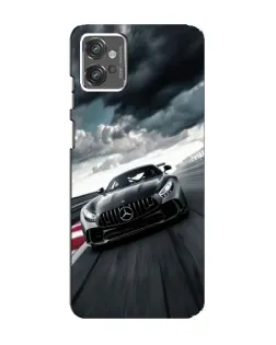 Чехол для Motorola MOTO G32 с картинкой «Гоночный Mercedes AMG»