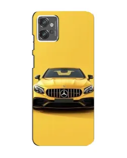 Чехол для Motorola MOTO G32 с картинкой «Желтый Mercedes GT»