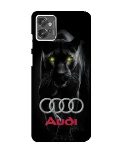 Чехол для Motorola MOTO G32 с картинкой «Пантера и Audi»