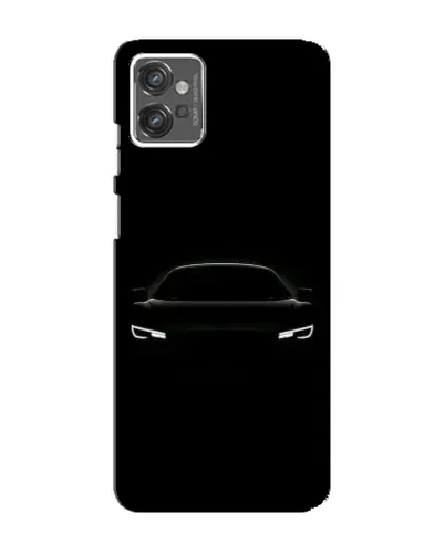 Чехол для Motorola MOTO G32 с картинкой «Взгляд Audi в темноте»