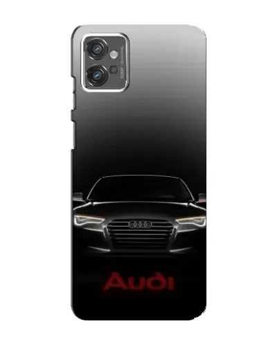 Чехол для Motorola MOTO G32 с картинкой «Audi — градиентный контур»