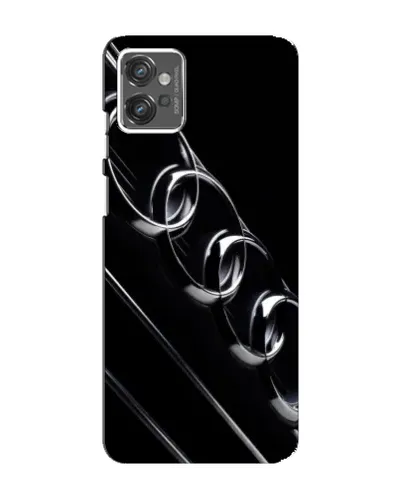 Чехол для Motorola MOTO G32 с картинкой «Audi — абстрактные кольца»