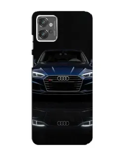Чехол для Motorola MOTO G32 с картинкой «Audi — ночное отражение»