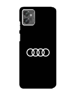 Чехол для Motorola MOTO G32 с картинкой «Audi White Logo»