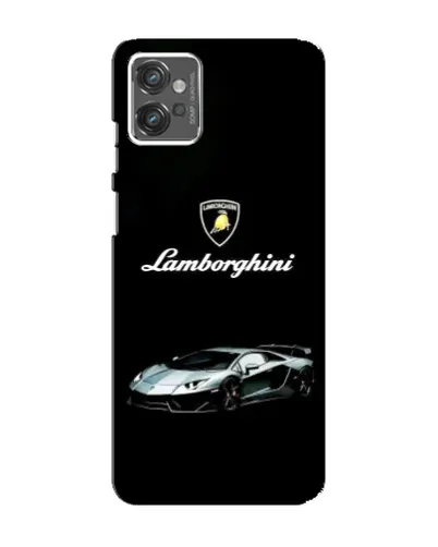 Чехол для Motorola MOTO G32 с картинкой «Логотип Lamborghini классика»