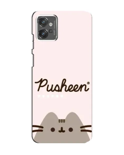 Чехол для Motorola MOTO G32 с картинкой «Pusheen логотип» Чехол для Motorola MOTO G32 с картинкой «Pusheen логотип»