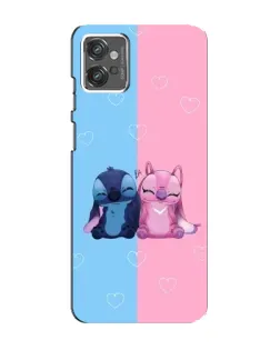 Чехол для Motorola MOTO G32 с картинкой «Stitch и Angel Love» Чехол для Motorola MOTO G32 с картинкой «Stitch и Angel Love»