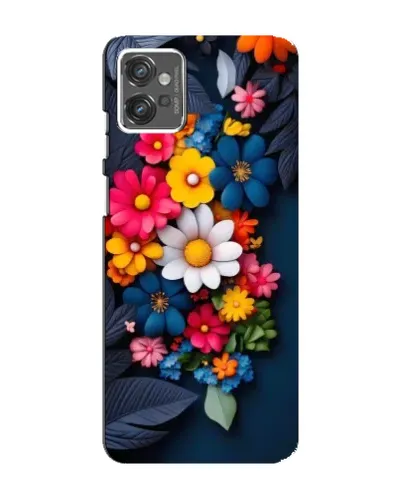 Чехол для Motorola MOTO G32 с картинкой «Цветочная феерия»