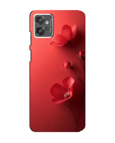Чехол для Motorola MOTO G32 с картинкой «Маковые соцветия»