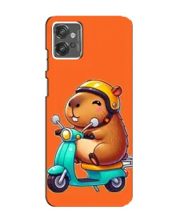 Чохол для Motorola MOTO G32 з картинкою «Капібара на скутері» Чохол для Motorola MOTO G32 з картинкою «Капібара на скутері»