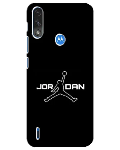 Чехол для Motorola E7 Power с картинкой «Nike Pink Swirl»