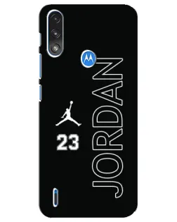 Чехол для Motorola E7 Power с картинкой «Jordan Vertical»