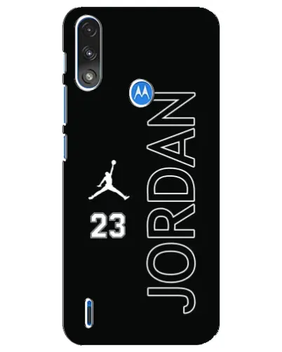 Чехол для Motorola E7 Power с картинкой «Jordan Vertical»