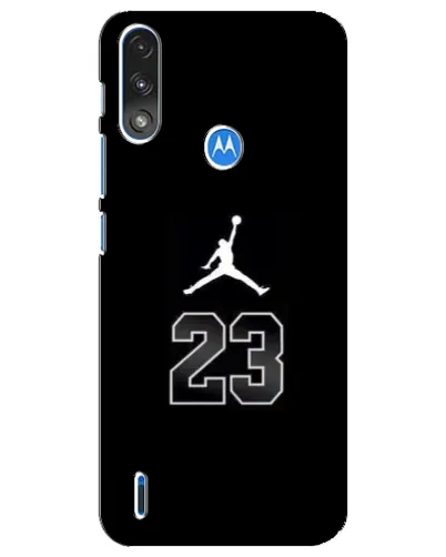 Чехол для Motorola E7 Power с картинкой «Jordan Flight 23»