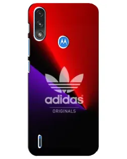 Чехол для Motorola E7 Power с картинкой «Adidas Red Neon»