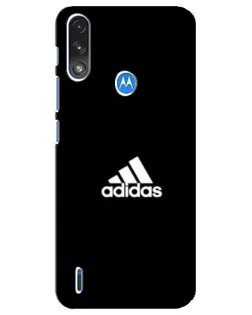 Чехол для Motorola E7 Power с картинкой «Adidas Red Style»