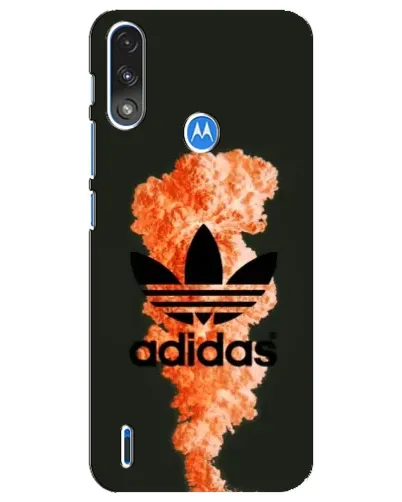 Чехол для Motorola E7 Power с картинкой «Оранжевый дым Adidas» Чехол для Motorola E7 Power с картинкой «Оранжевый дым Adidas»