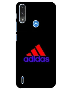 Чехол для Motorola E7 Power с картинкой «Классический Adidas»