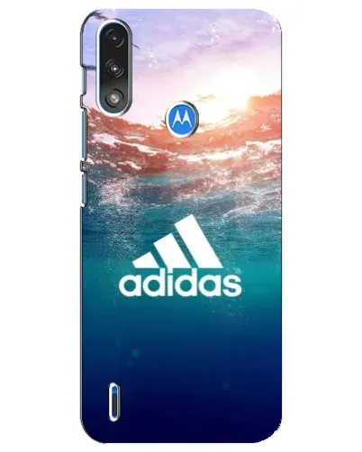 Чехол для Motorola E7 Power с картинкой «Океанская глубина адидас» Чехол для Motorola E7 Power с картинкой «Океанская глубина адидас»