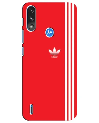 Чехол для Motorola E7 Power с картинкой «Красный минимализм Adidas» Чехол для Motorola E7 Power с картинкой «Красный минимализм Adidas»